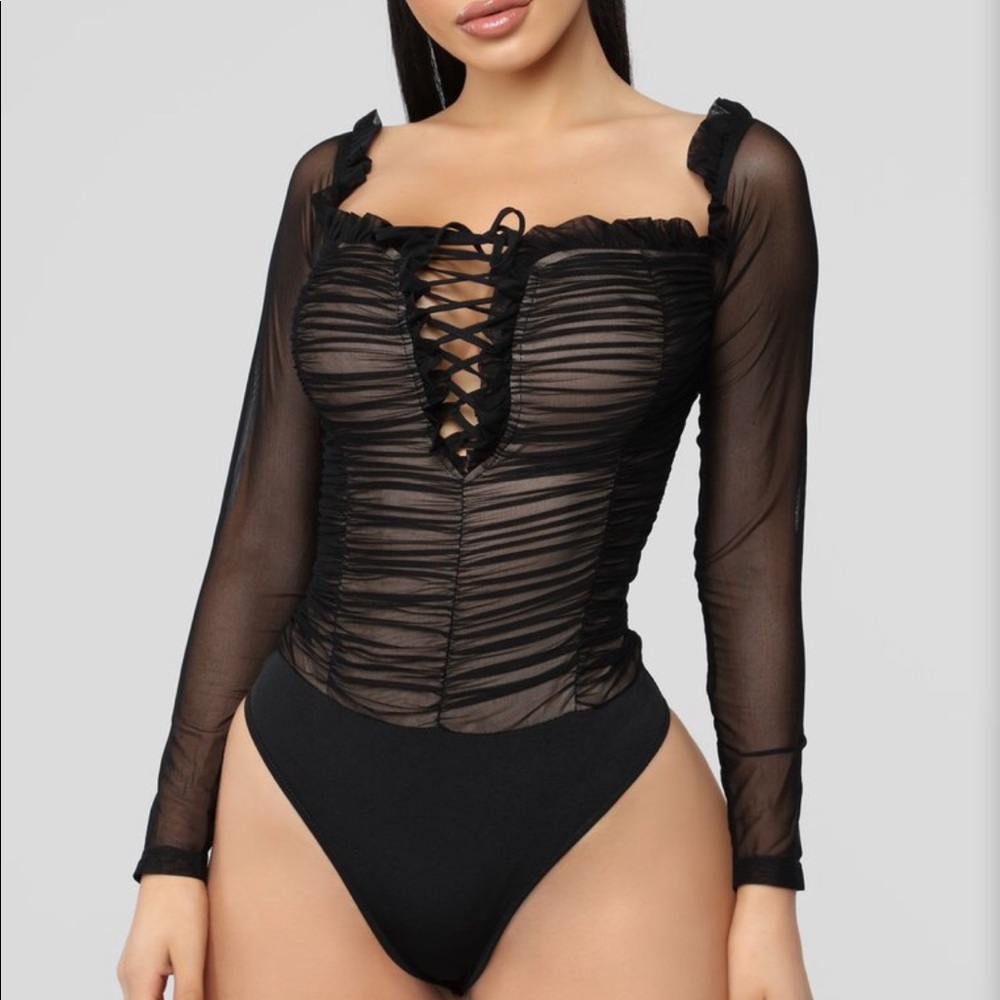 Fashion Nova Black Body Suit